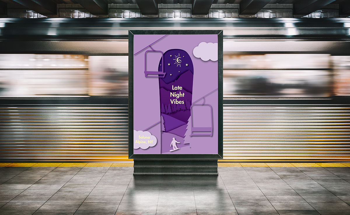 Nighttime Poster Mockup